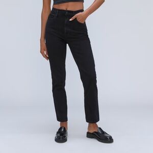 Everlane The Original Cheeky Jean Size 24 Crop 26.5 inseam Coal